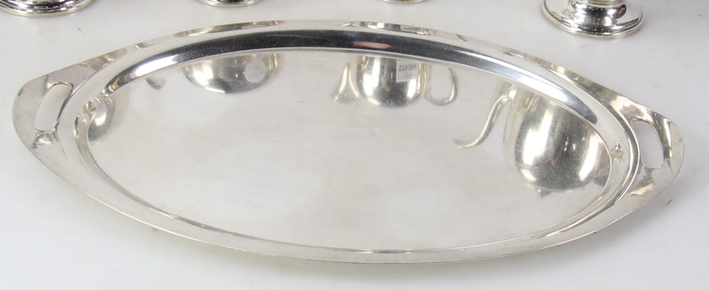 Five-piece Sterling Tea Set, "Dunkirk" Pattern - 7