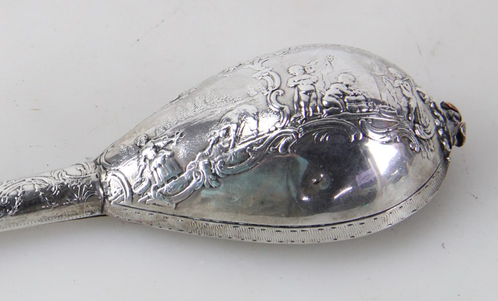 Silver Mandolin-Form Match Safe - 8