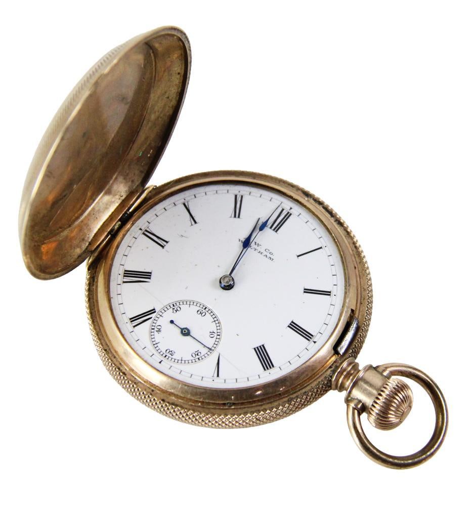 A.W. Co. Waltham Gold Fill Key-Wind Pocket Watch (1 of 13)