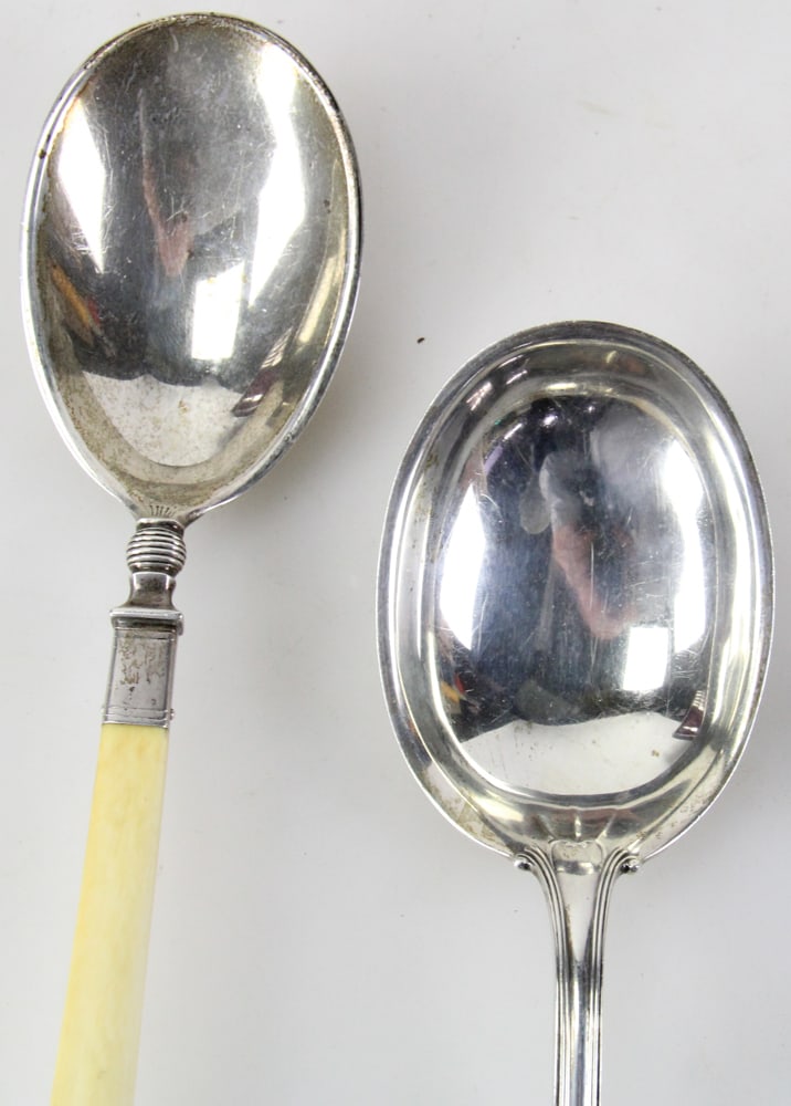 Two Sterling Stuffing Spoons - 2