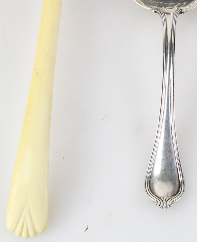 Two Sterling Stuffing Spoons - 3