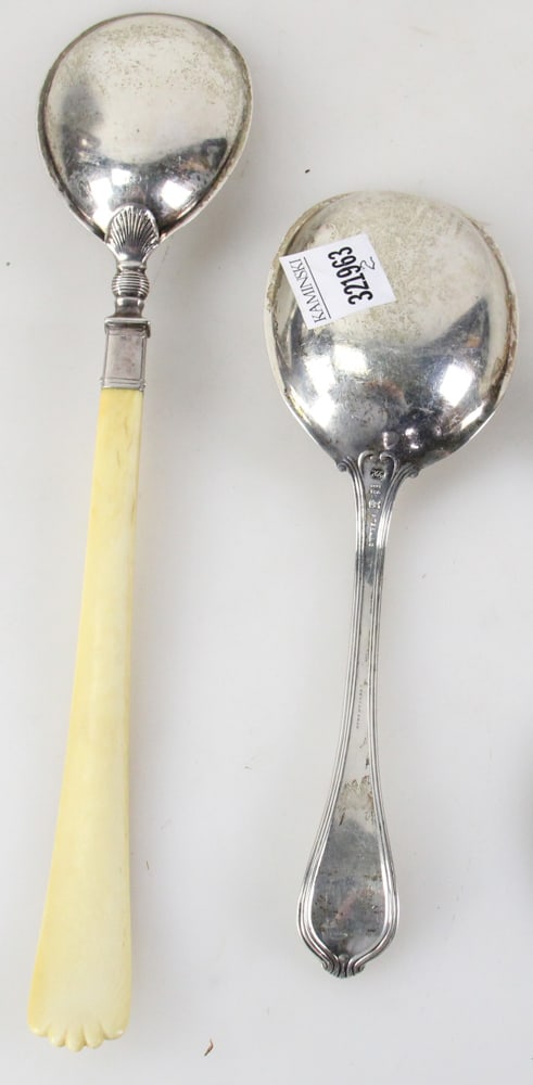 Two Sterling Stuffing Spoons - 4