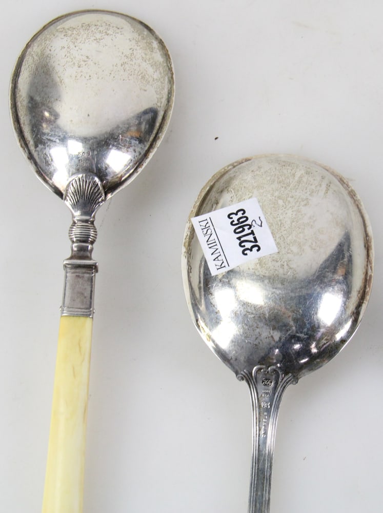 Two Sterling Stuffing Spoons - 5