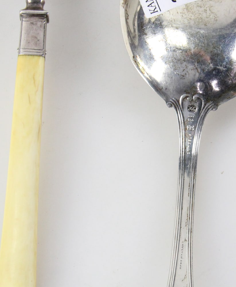 Two Sterling Stuffing Spoons - 6