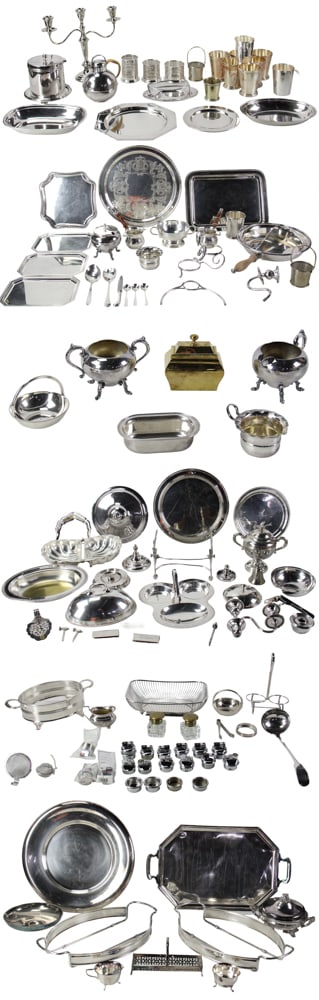 Assorted Silverplate, Trays, Spoons, Cups, etc. (1 of 19)