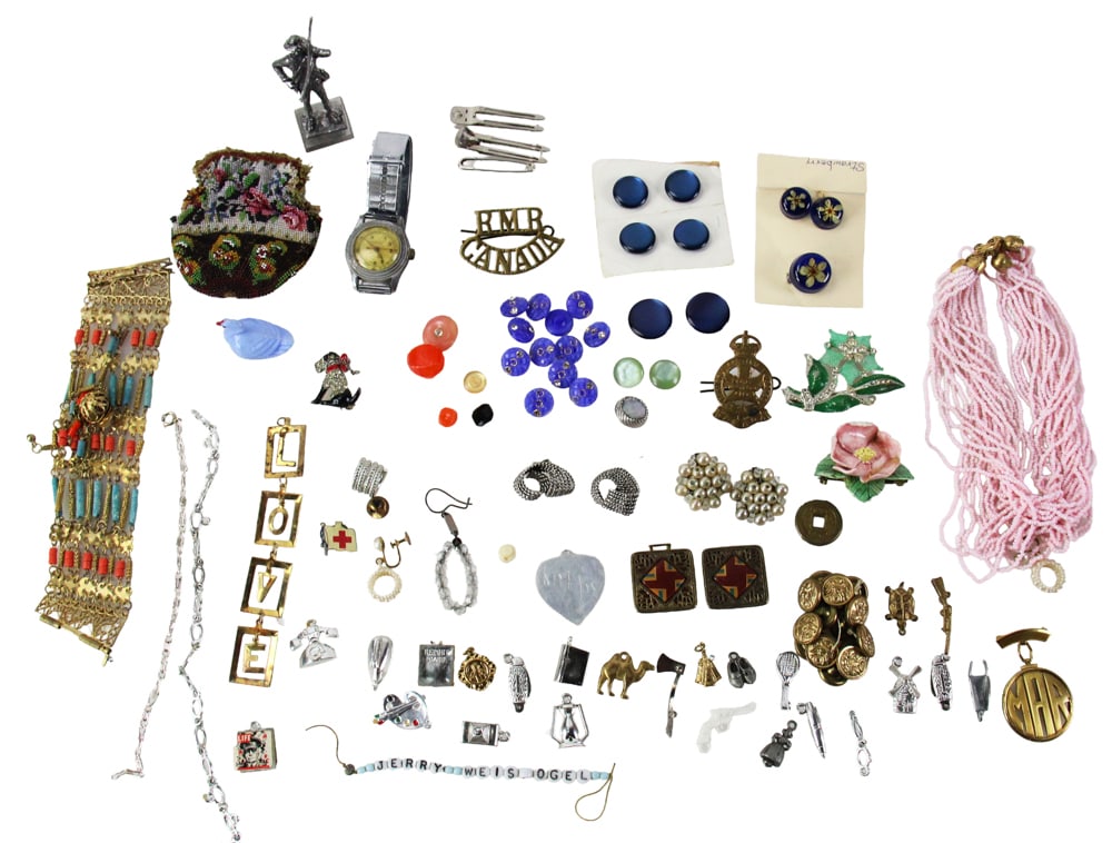 Small Grouping of Costume Jewelry, Watch, etc. (1 of 12)