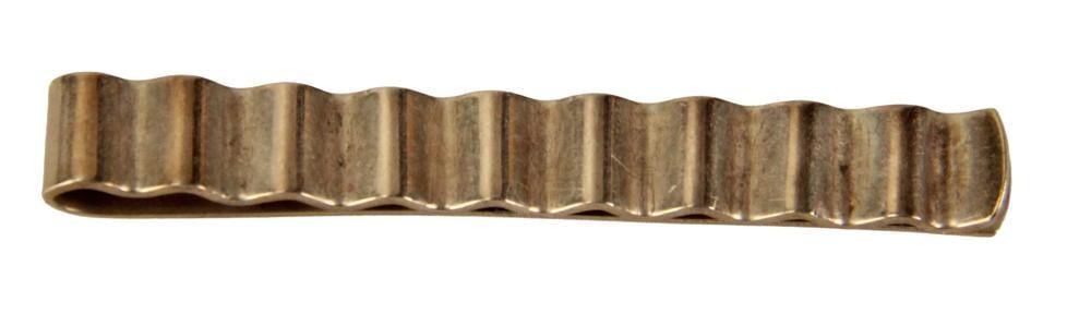 14k Yellow Gold Tie Bar: 14k yellow gold tie bar, 1 7/8" W. Approximately 5.7 grams TW. Provenance: New York estate. PLEASE NOTE: payment for silver, gold, jewelry, and coins must be made via wire transfer, cash, or certified