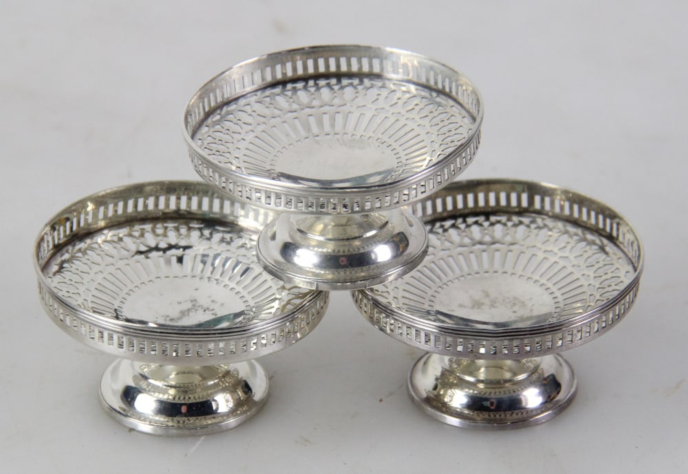 Sterling Compotes, Salt Dishes - 2