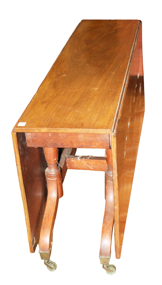 19thC Mahogany Accordion Table (1 of 7)