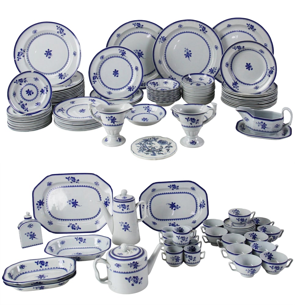 English Spode "Gloucester Blue", and Other Dinnerware (1 of 20)
