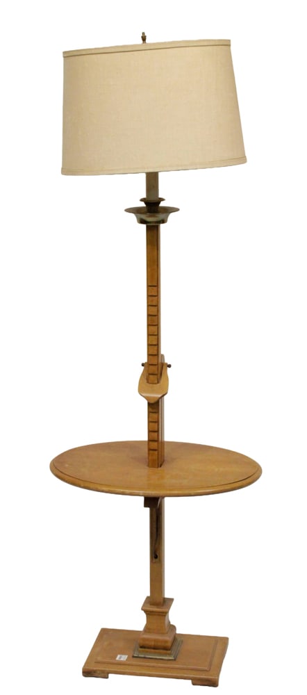Frances Elkins, Josef Frank Style Floor Ratchet Lamp (1 of 8)