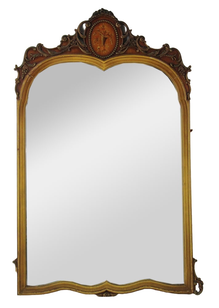 French Inlaid Style Mirror (1 of 7)