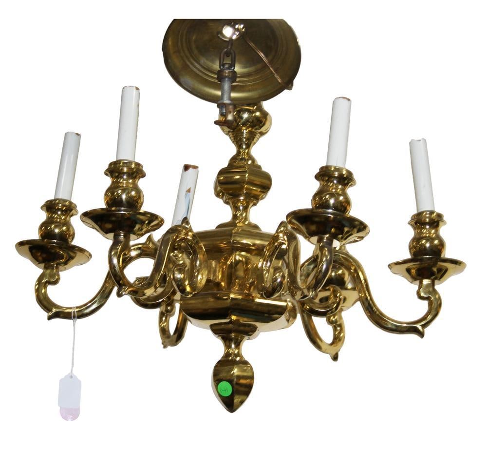 Brass Chandelier (1 of 5)