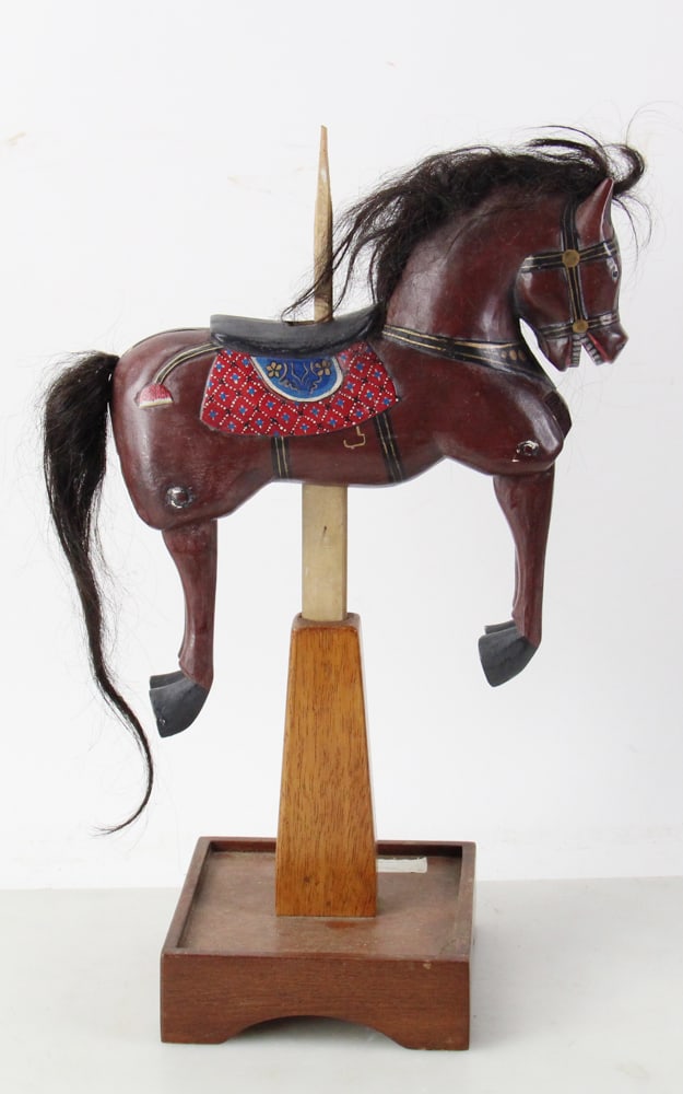 Awanaha Kaniayama Painted Horse: Awanaha Kaniayama painted horse, 18" x 12". Provenance: Wakefield, Massachusetts collection.
