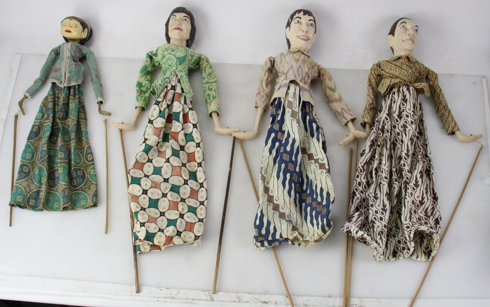 Indonesian Balinese Old Puppets, West Java (1 of 10)