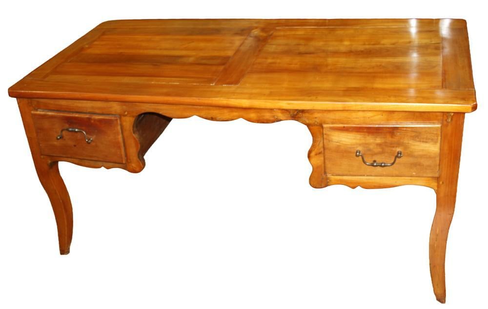 Vintage Cherry Wood Console Table (1 of 6)
