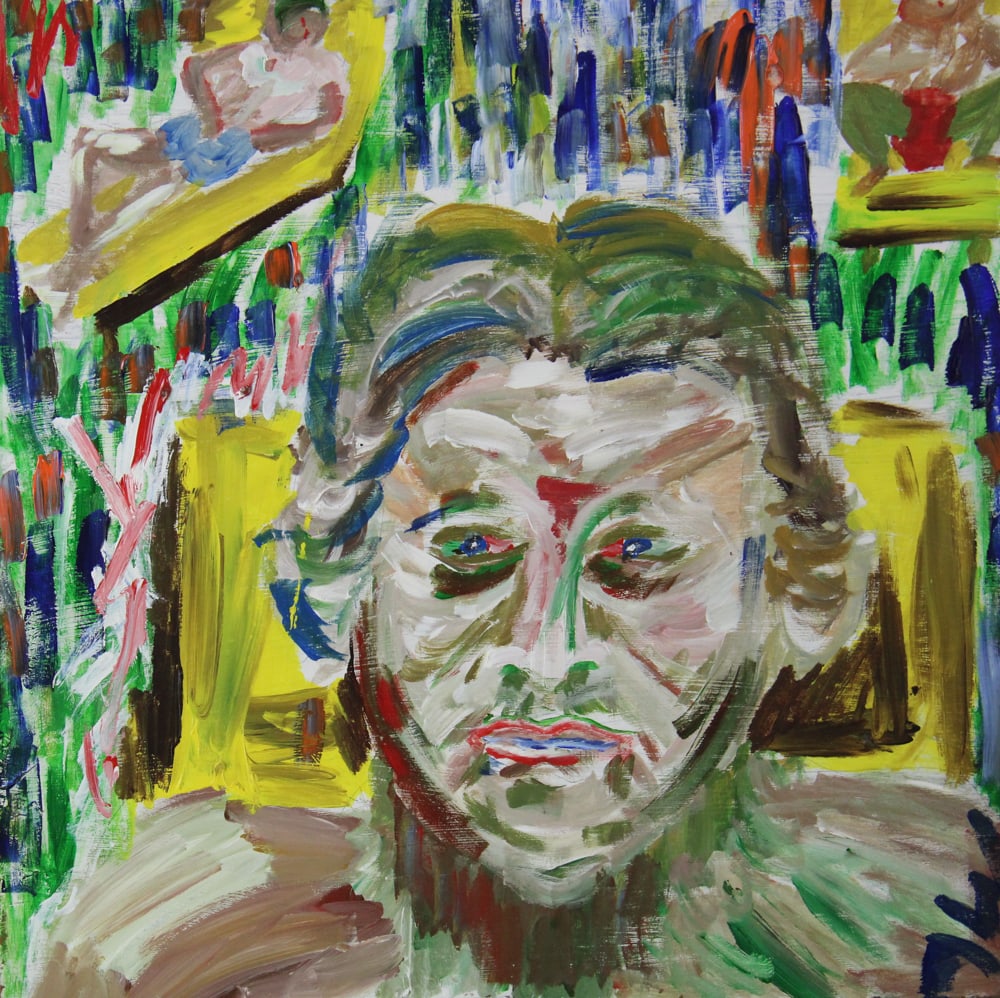 Three Abstracts, Oil on Board, Initialed "AW" - 6