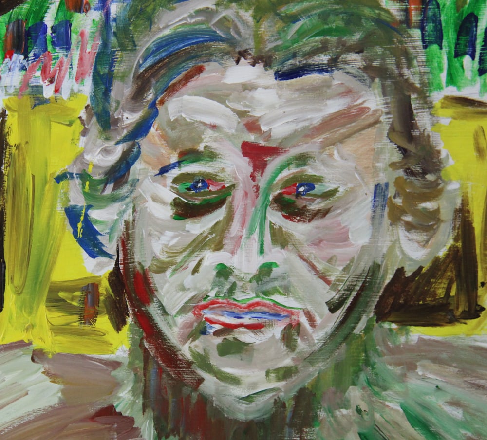 Three Abstracts, Oil on Board, Initialed "AW" - 7