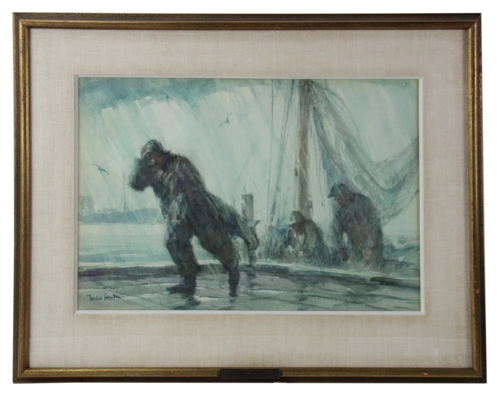 Gordon Grant, Rain Squall, Watercolor (1 of 10)
