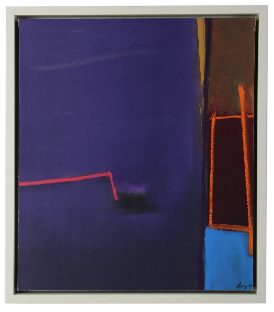 Esther Levy, Blueberry Hill, Oil on Panel: Esther Levy, "Blueberry Hill", oil on panel, 24" x 21". Provenance: From a private Boston art collection.