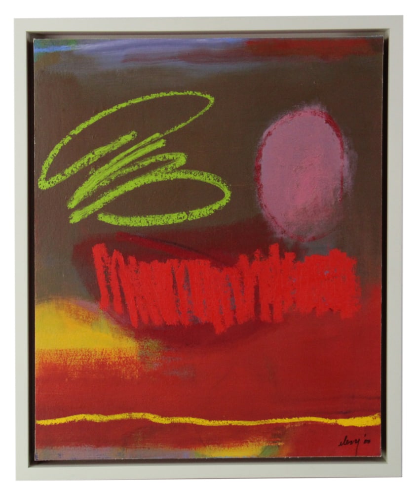 Esther Levy, Up Tempo #2, Oil on Panel: Esther Levy, "Up Tempo #2", oil on panel, 24" x 20". Provenance: From a private Boston art collection.