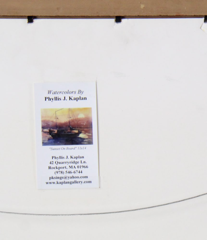 Phyllis J. Kaplan, Three Watercolors - 13