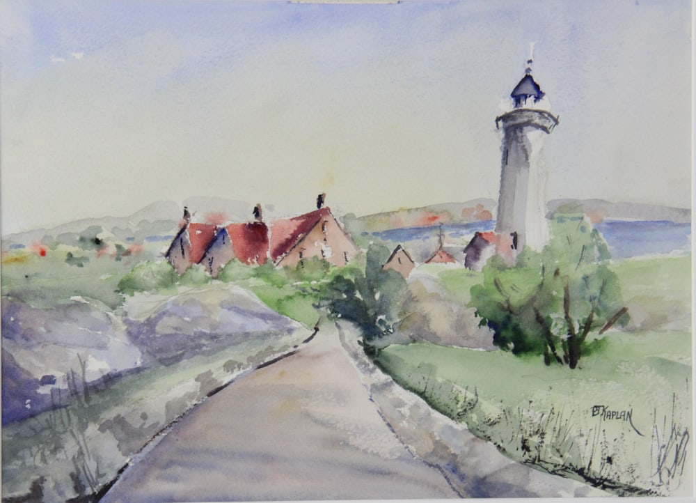 Phyllis J. Kaplan, Three Watercolors - 6