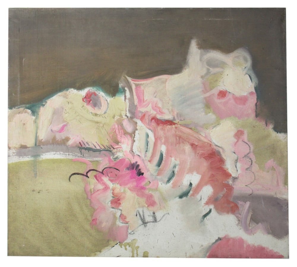 Al Rubin, Abstract, Oil on Canvas: Al Rubin, abstract, oil on canvas, Eleanor Rigelhaupt Gallery label verso, 33" x 37". Provenance: North Bay Village, Florida collection.