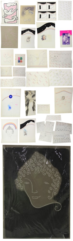 Al Rubin, Portfolio of Drawings: Al Rubin, portfolio of drawings. Provenance: North Bay Village, Florida collection.