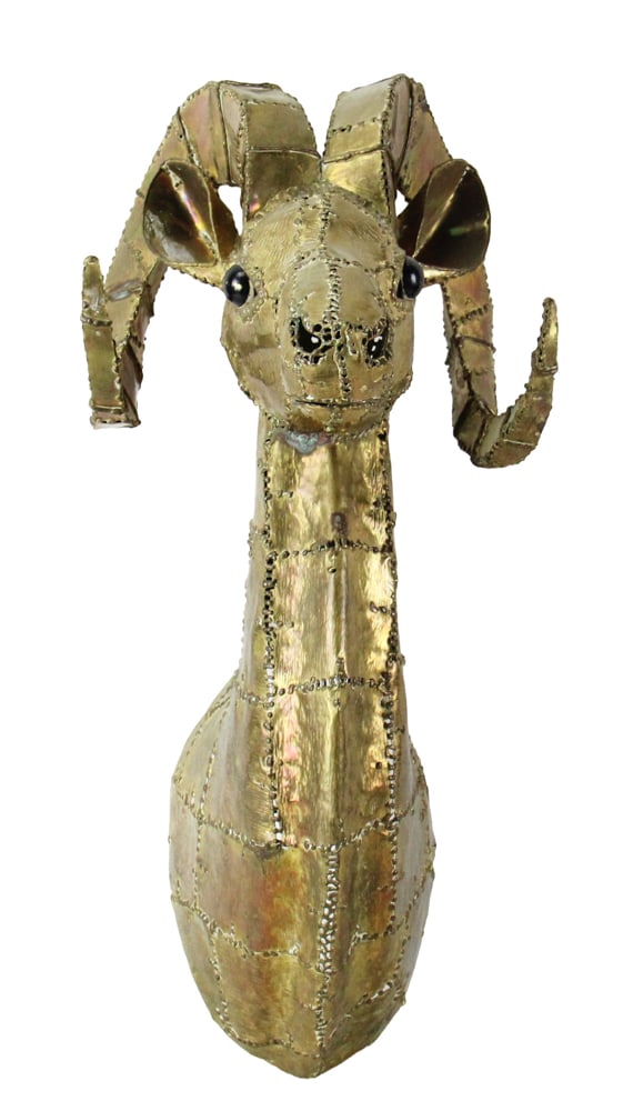 Luciano Bustamante Custom Brass Ram's Head (1 of 8)
