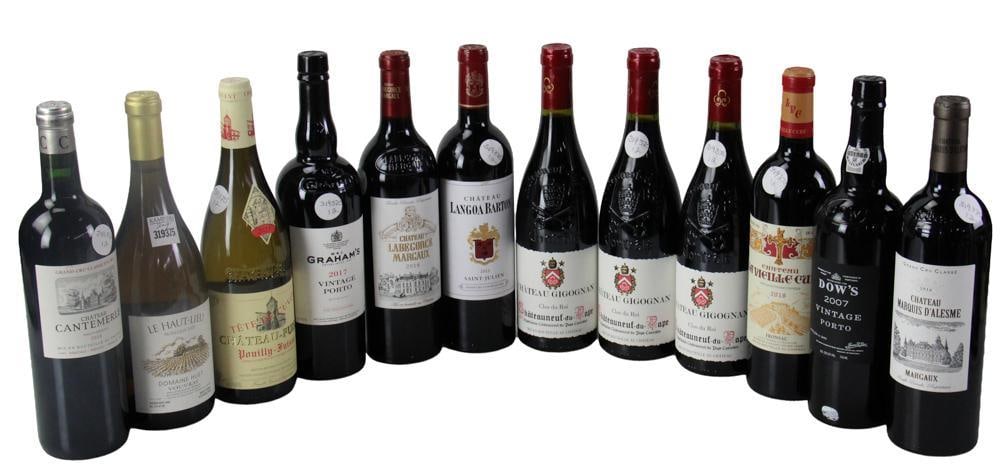 Assorted Wines, (12) Bottles (1 of 12)
