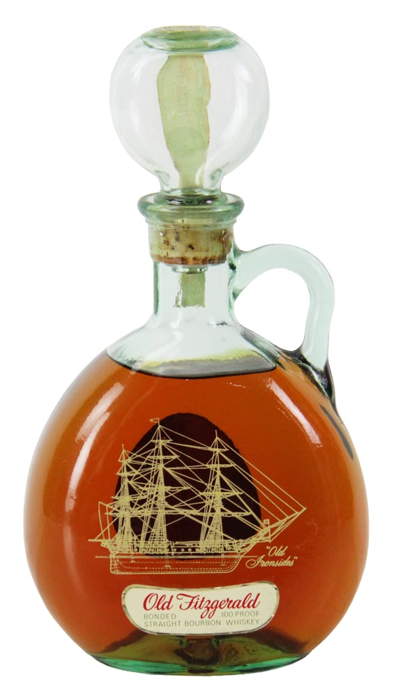 1960s-1970s Old Fitzgerald Bourbon in Old Ironsides Decanter (1 of 10)