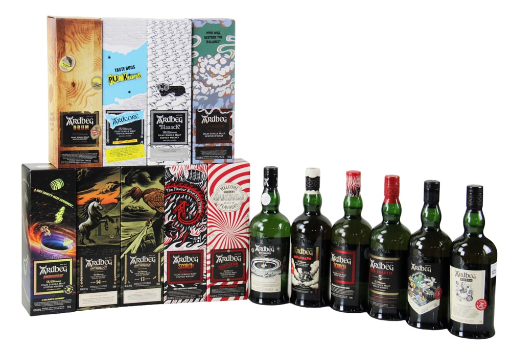 Collection of Ardbeg Islay Single Malt Scotch Whisky (1 of 10)
