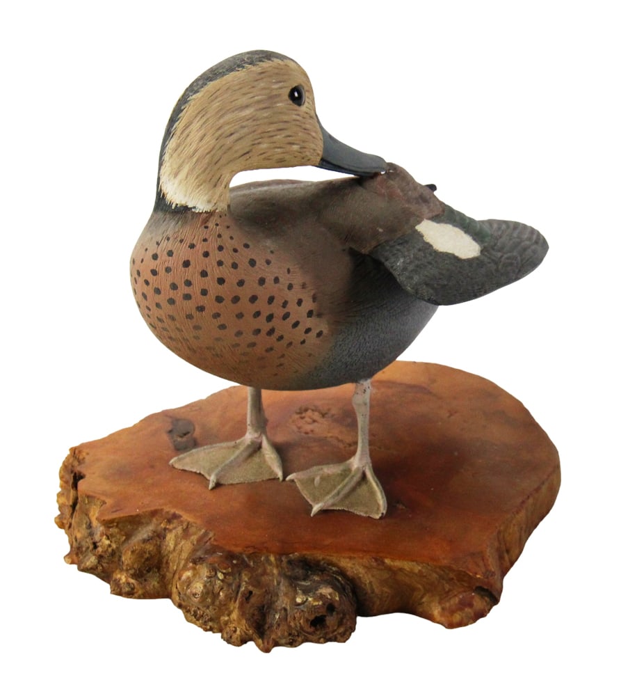 Glen Smart, Ringed Teal Drake Carving (1 of 8)