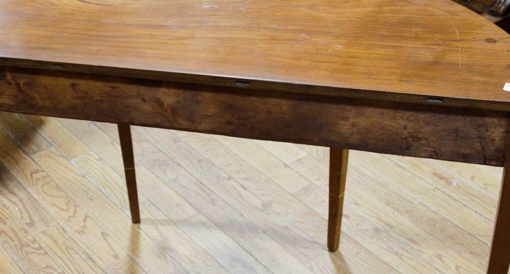 Mahogany Demilune Hall Table - 6