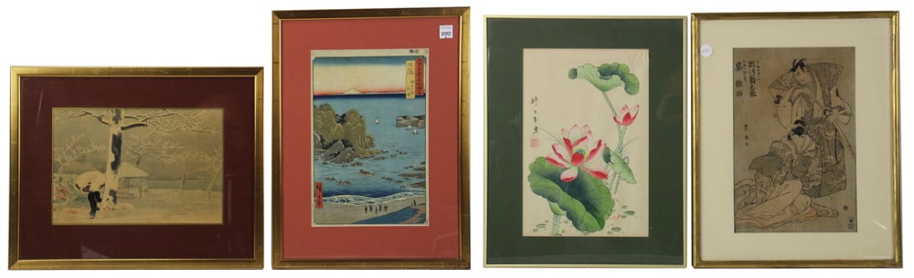 Japanese Woodblock Prints, Watercolor (1 of 17)