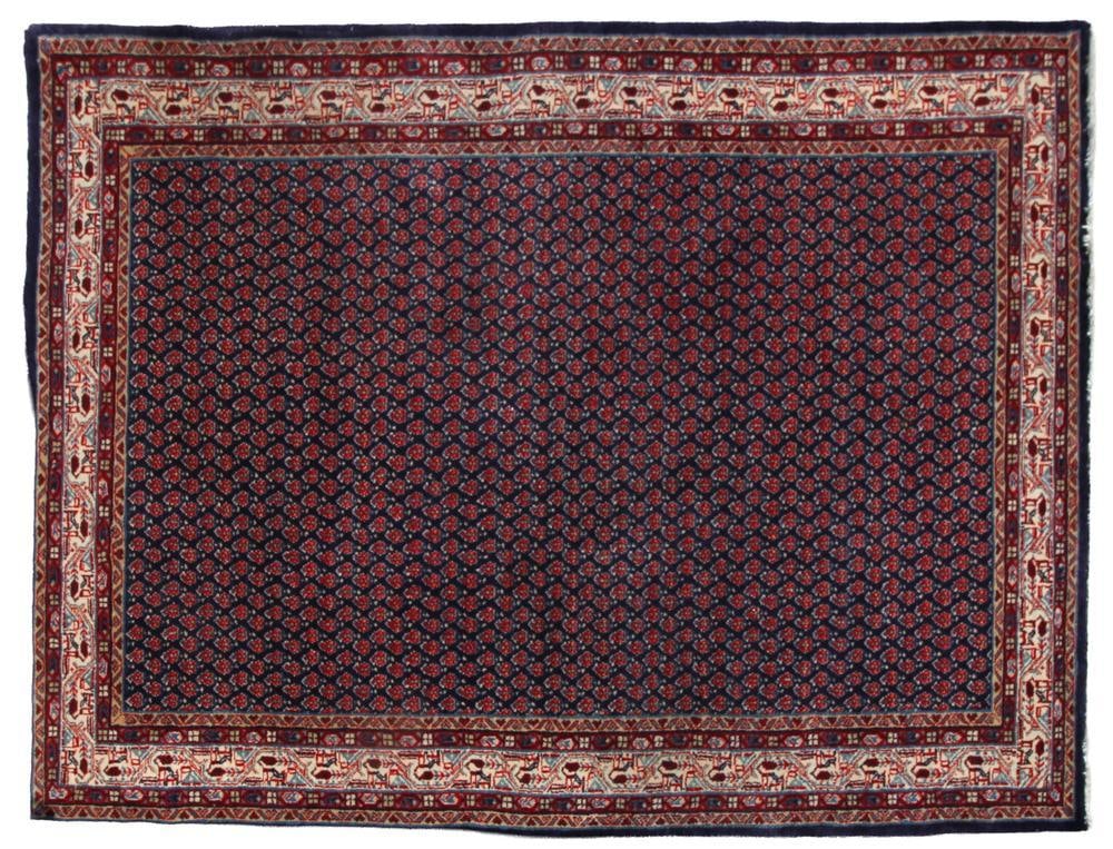 Seraband Rug: Seraband rug, 4' 5" x 6' 9". Provenance: Acton, Massachusetts collection.