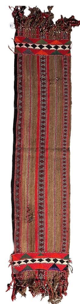 Vintage Kilim Rug: Vintage Kilim rug, 6' 6" x 1' 5". Provenance: Palm Beach, Florida estate.