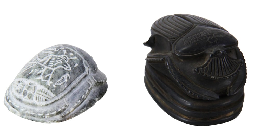 Two Vintage Egyptian Scarabs (1 of 12)