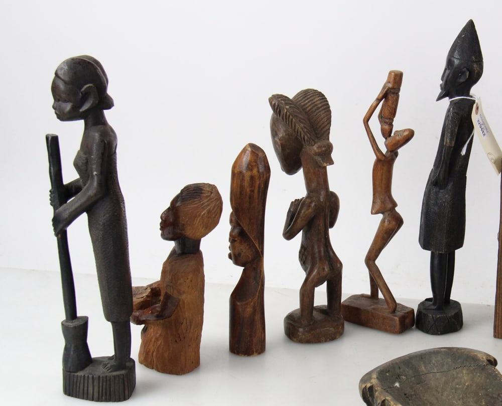 African Carved Figures - 12