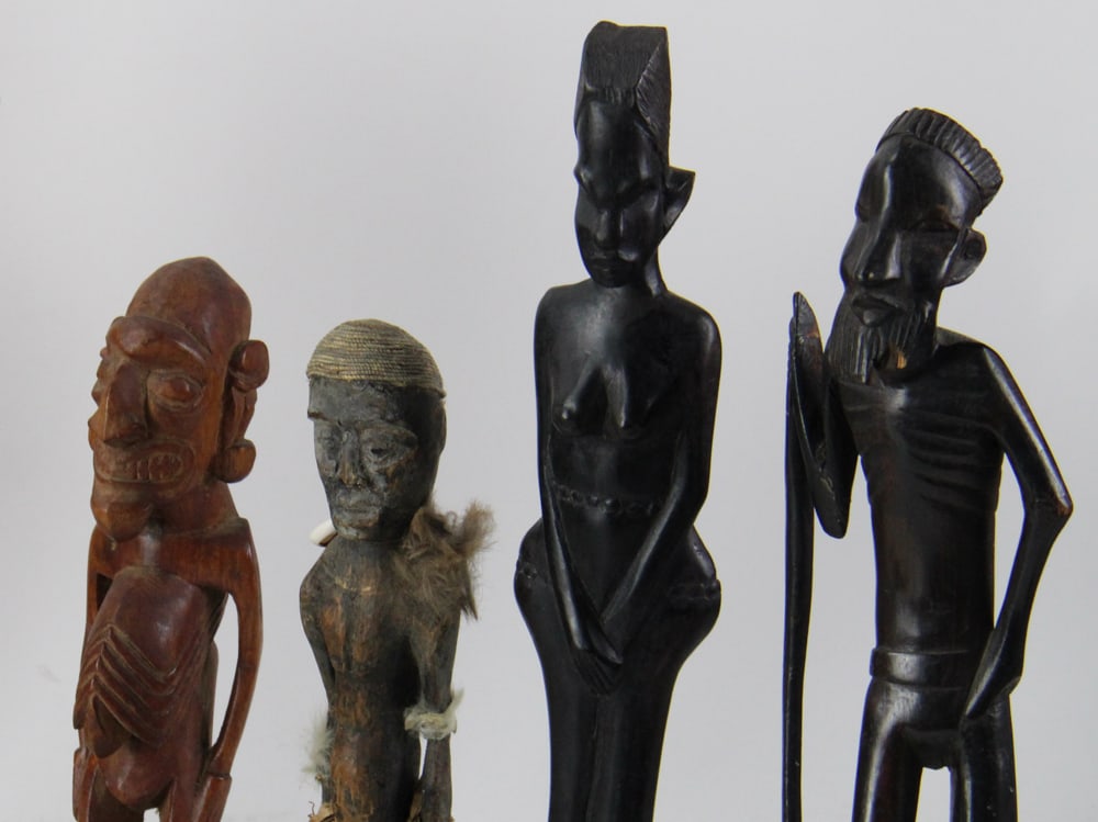 African Carved Figures - 9