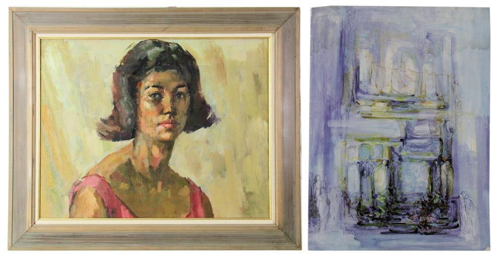 Barrington Watson, Jamaican Woman, Oil on Canvas (1 of 7)