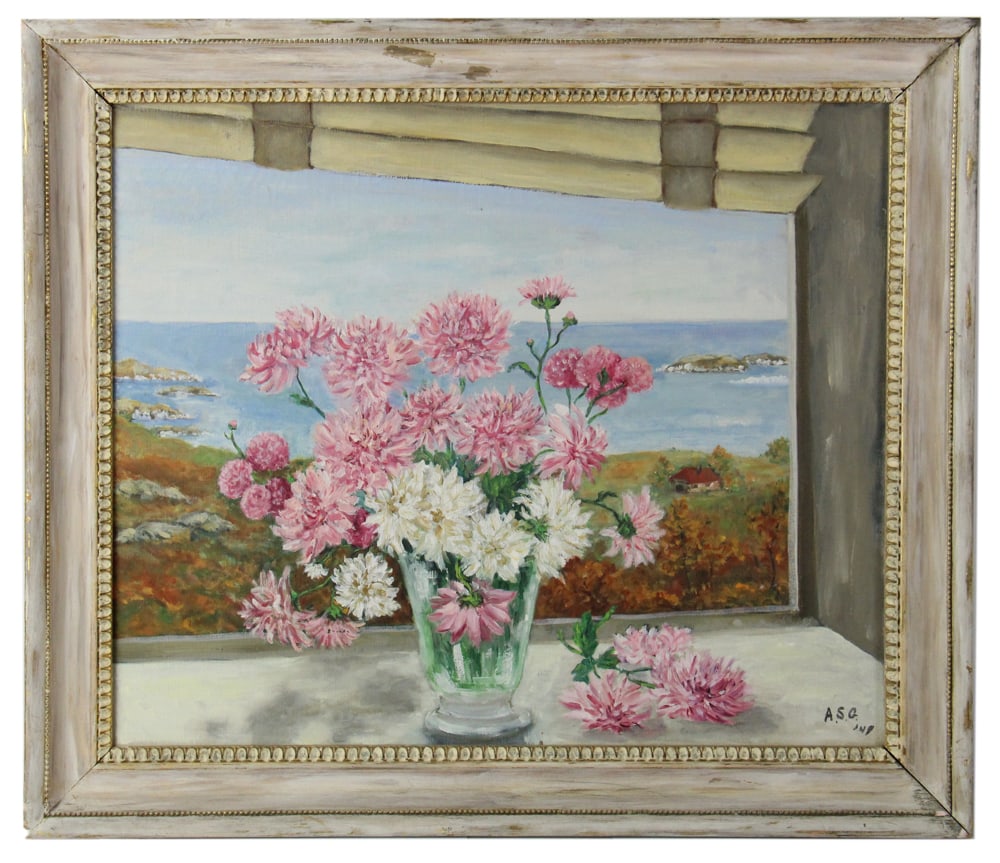 Floral Still Life, Oil on Canvas (1 of 7)