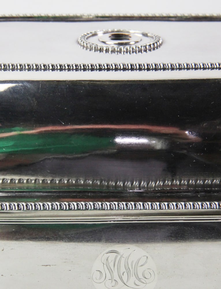 Three-piece Silver-on-Copper Serving Dish - 2