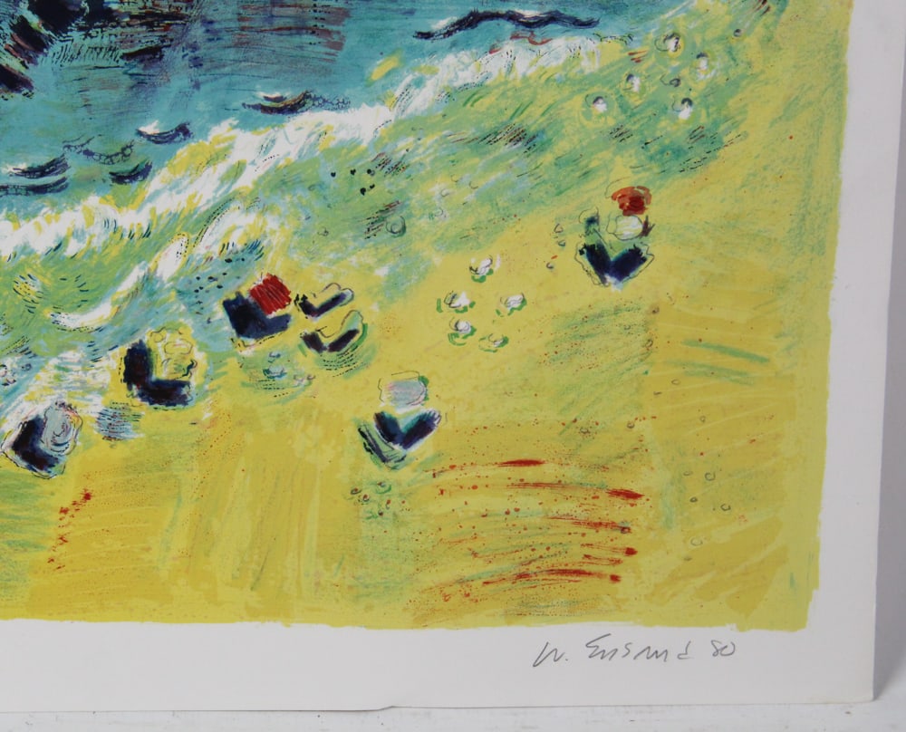 Wayne Ensrud, Waterfront Scene, Serigraph - 5