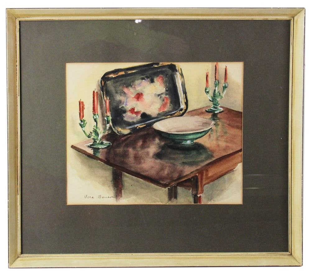Vera Benson, "The Black Tray", Watercolor (1 of 9)