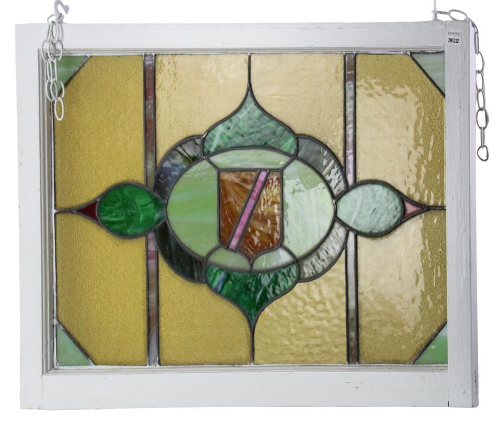 Stained Glass in White Frame (1 of 7)