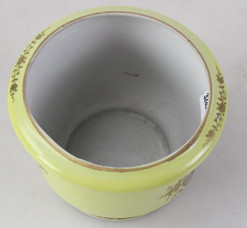 French Cachepot with Hand-Painted Rondels - 6