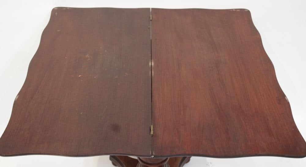 Mahogany Card Table - 10