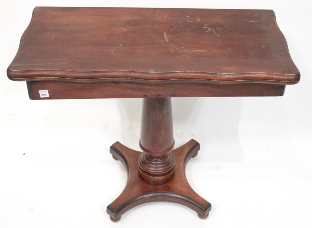 Mahogany Card Table - 3